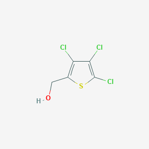 molecular formula C5H3Cl3OS B13925625 2-Thiophenemethanol, 3,4,5-trichloro- CAS No. 68639-16-7