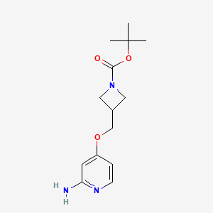 tert-Butyl 3-(((2-aminopyridin-4-yl)oxy)methyl)azetidine-1-carboxylate