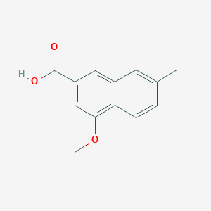 4-Methoxy-7-methyl-2-naphthalenecarboxylic acid