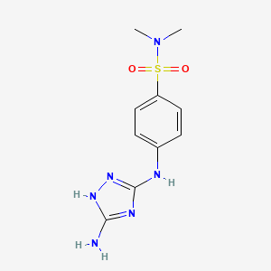 4-(5-Amino-1H-[1,2,4]triazol-3-ylamino)-N,N-dimethyl-benzenesulfonamide