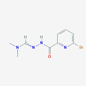 6-bromo-N-(dimethylaminomethylideneamino)pyridine-2-carboxamide