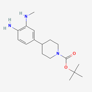 tert-Butyl 4-(4-amino-3-(methylamino)phenyl)piperidine-1-carboxylate