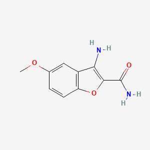 3-Amino-5-methoxybenzofuran-2-carboxamide