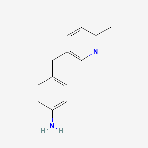 4-[(6-Methyl-3-pyridinyl)methyl]benzenamine