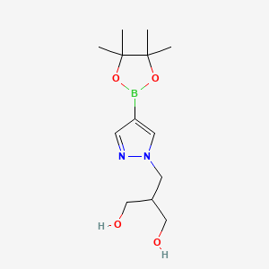 2-[[4-(4,4,5,5-Tetramethyl-1,3,2-dioxaborolan-2-yl)pyrazol-1-yl]methyl]propane-1,3-diol