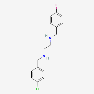 molecular formula C16H18ClFN2 B1392577 N-(4-氯苄基)-N'-(4-氟苄基)乙烷-1,2-二胺 CAS No. 1242964-71-1