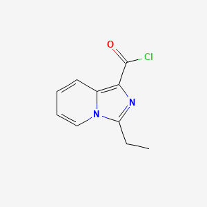 3-Ethylimidazo[1,5-a]pyridine-1-carbonyl chloride