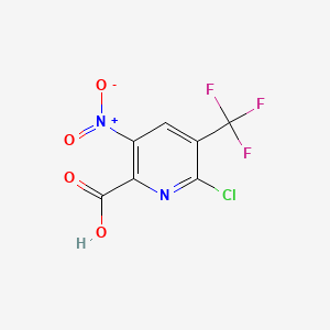 6-Chloro-3-nitro-5-(trifluoromethyl)picolinic acid