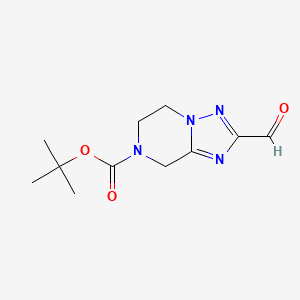 tert-Butyl 2-formyl-5,6-dihydro-[1,2,4]triazolo[1,5-a]pyrazine-7(8H)-carboxylate