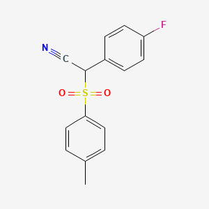 2-(4-Fluorophenyl)-2-[(4-methylbenzene)sulfonyl]acetonitrile