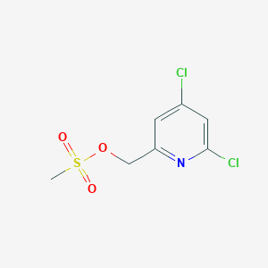 (4,6-Dichloropyridin-2-YL)methyl methanesulfonate