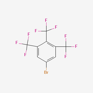 molecular formula C9H2BrF9 B13925870 3,4,5-Tris(trifluoromethyl)bromobenzene 