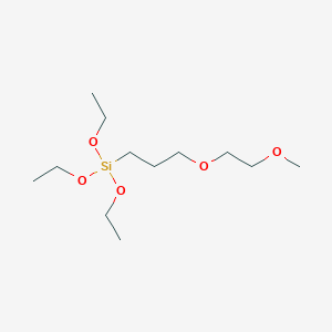 molecular formula C12H28O5Si B13925871 9,9-Diethoxy-2,5,10-trioxa-9-siladodecane CAS No. 97969-60-3