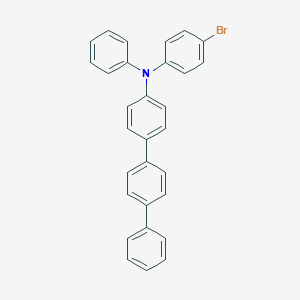 molecular formula C30H22BrN B13925893 N-(4-bromophenyl)-N-phenyl-4-(4-phenylphenyl)aniline 