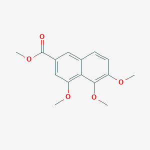 2-Naphthalenecarboxylic acid, 4,5,6-trimethoxy-, methyl ester