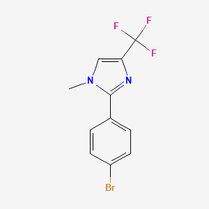 2-(4-bromophenyl)-1-methyl-4-(trifluoromethyl)-1H-imidazole