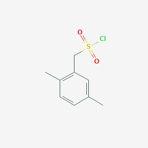 molecular formula C9H11ClO2S B1392608 (2,5-二甲基苯基)甲磺酰氯 CAS No. 86188-26-3