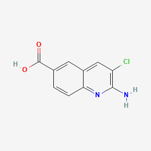 2-Amino-3-chloroquinoline-6-carboxylic acid