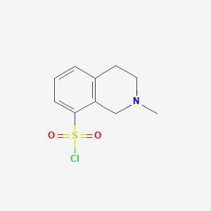 2-methyl-3,4-dihydro-1H-isoquinoline-8-sulfonyl chloride