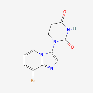 1-(8-bromoimidazo[1,2-a]pyridin-3-yl)dihydropyrimidine-2,4(1H,3H)-dione