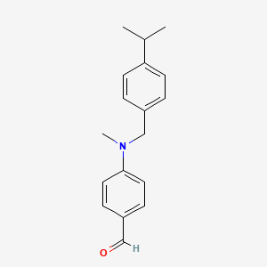 4-((4-Isopropylbenzyl)methylamino)benzaldehyde