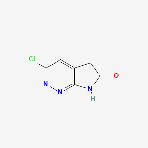 3-Chloro-5,7-dihydro-6H-pyrrolo[2,3-C]pyridazin-6-one