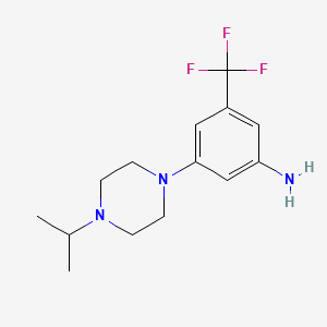 3-(4-Isopropylpiperazin-1-yl)-5-(trifluoromethyl)aniline