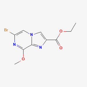 Ethyl 6-bromo-8-methoxyimidazo[1,2-a]pyrazine-2-carboxylate