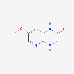 molecular formula C8H9N3O2 B13926260 7-Methoxy-3,4-dihydropyrido[2,3-b]pyrazin-2(1H)-one 