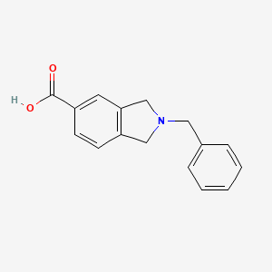 molecular formula C16H15NO2 B13926273 2-Benzylisoindoline-5-carboxylic acid 