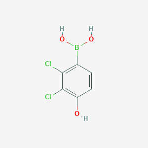 molecular formula C6H5BCl2O3 B13926356 (2,3-Dichloro-4-hydroxyphenyl)boronic acid 