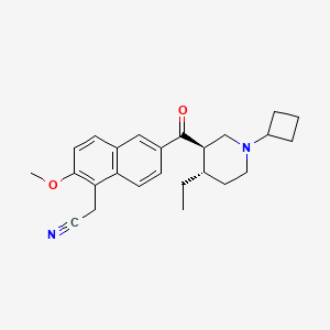 molecular formula C25H30N2O2 B13926435 Kdm2B-IN-3 