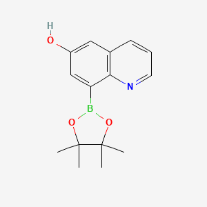 8-(4,4,5,5-Tetramethyl-1,3,2-dioxaborolan-2-yl)quinolin-6-ol