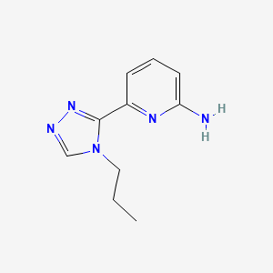 6-(4-Propyl-4H-1,2,4-triazol-3-yl)-2-pyridinamine