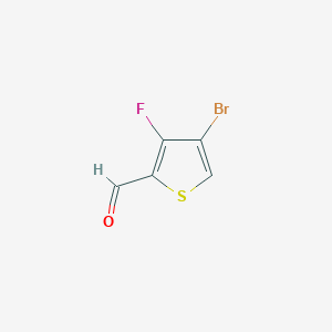 4-Bromo-3-fluorothiophene-2-carbaldehyde