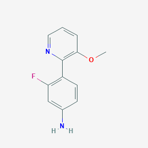 3-Fluoro-4-(3-methoxypyridin-2-yl)aniline