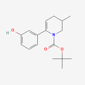 tert-Butyl 6-(3-hydroxyphenyl)-3-methyl-3,4-dihydropyridine-1(2H)-carboxylate