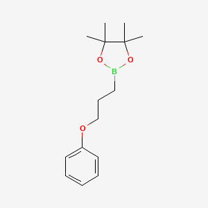 4,4,5,5-Tetramethyl-2-(3-phenoxypropyl)-1,3,2-dioxaborolane