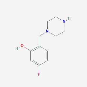 5-fluoro-2-(1-piperazinylmethyl)Phenol