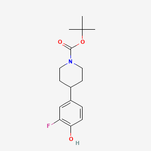 tert-Butyl 4-(3-fluoro-4-hydroxyphenyl)piperidine-1-carboxylate