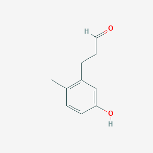 3-(5-Hydroxy-2-methylphenyl)propanal