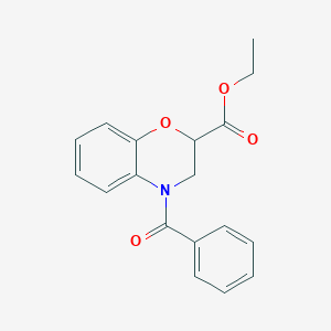 ethyl 4-benzoyl-3,4-dihydro-2H-1,4-benzoxazine-2-carboxylate