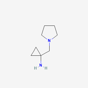 1-(1-Pyrrolidinylmethyl)cyclopropanamine