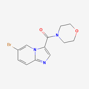 (6-Bromoimidazo[1,2-A]pyridin-3-YL)(morpholino)methanone