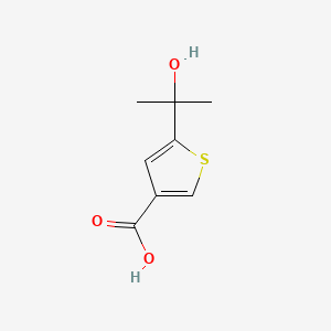 5-(2-Hydroxypropan-2-yl)thiophene-3-carboxylic acid