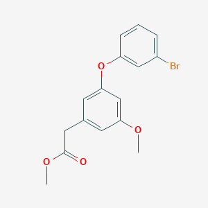 [3-(3-Bromo-phenoxy)-5-methoxy-phenyl]-acetic acid methyl ester