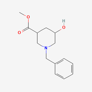 Methyl 1-benzyl-5-hydroxypiperidine-3-carboxylate