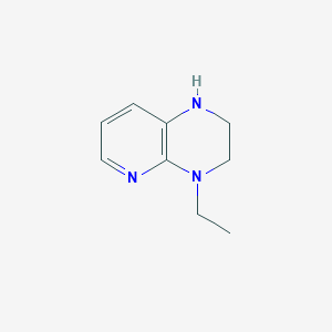 molecular formula C9H13N3 B1392715 4-Ethyl-1,2,3,4-tetrahydropyrido[2,3-b]pyrazine CAS No. 1058704-79-2