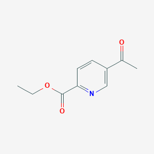 molecular formula C10H11NO3 B1392725 乙酰-2-吡啶甲酸乙酯 CAS No. 99060-45-4
