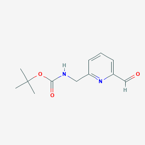 tert-Butyl ((6-formylpyridin-2-yl)methyl)carbamate